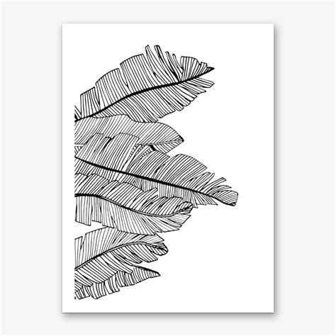 And that yet so it was. Banana Leaves V Art Print | Line art drawings, Pen art ...