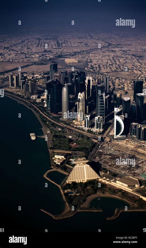 Qatar Doha Aerial High Resolution Stock Photography And Images Alamy