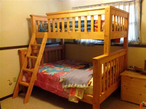 Woodwork Bunk Bed Building Plans Twin Over Full Pdf Plans