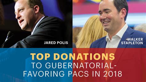 See The Top Business Donors Supporting Jared Polis And Walker Stapleton