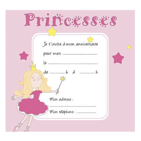 Carton Invitation Anniversaire A Imprimer