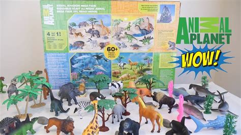 Animal Planet Animal Kingdom Mega Pack Playset 60 Pieces R Exclusive