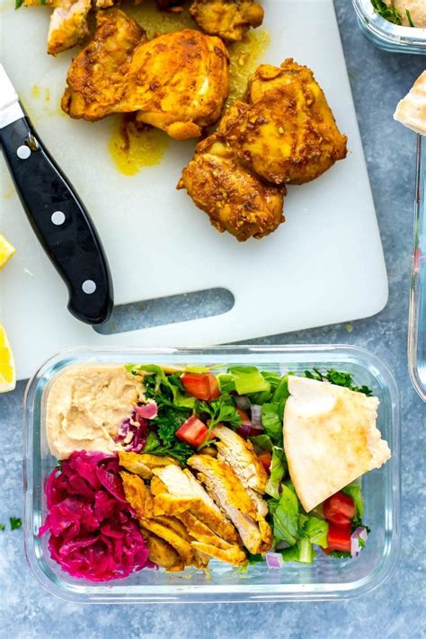 This lebanese chicken shawarma is so wonderful. Chicken Shawarma Meal Prep Bowls - The Girl on Bloor