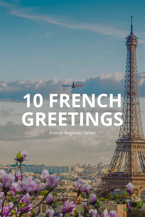 10 Useful French Greetings in 2020 | French greetings, French for beginners, Hello in french