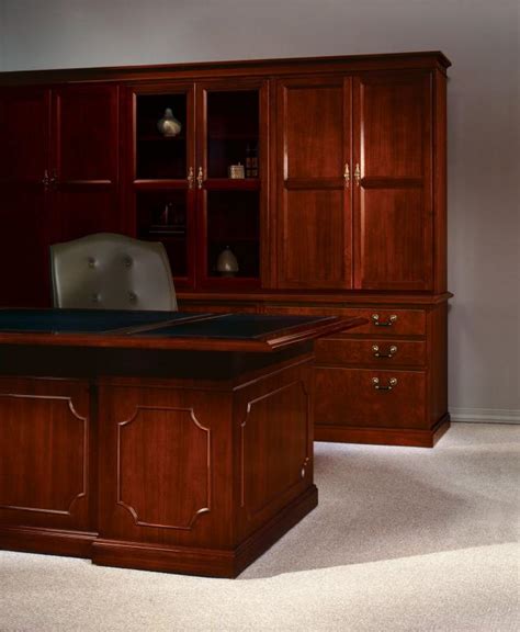 New Office Desks Kimball President Traditional Casegoods At Furniture