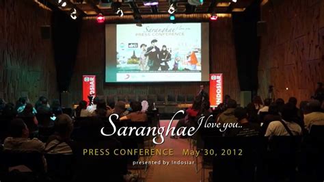 Get a saranghae mug for your aunt rihanna. "Saranghae, I love you..." Press Conference - YouTube