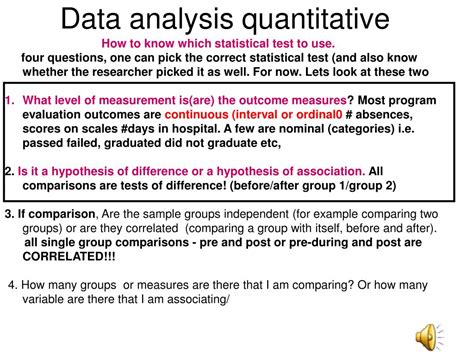 Ppt Quantitative Data Analysis Part Powerpoint Presentation Free