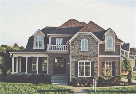 I Love The Wrap Around Porch And Double Doors At The Front With Images