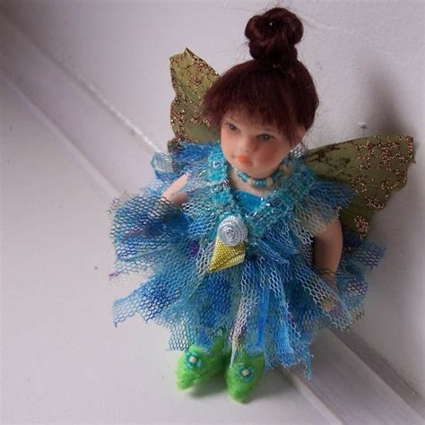 Blue Pixie Wee Flower Fairy Doll By Friendlyfairies On Etsy 3200