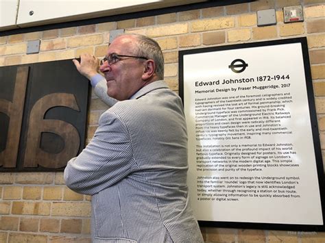 Unveiling Of The Edward Johnston Memorial At Farringdon Un Flickr