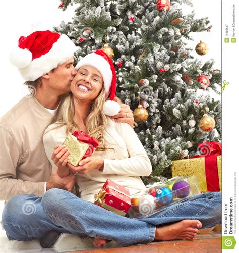 Maybe you would like to learn more about one of these? Christmas Couple Royalty Free Stock Photography - Image ...