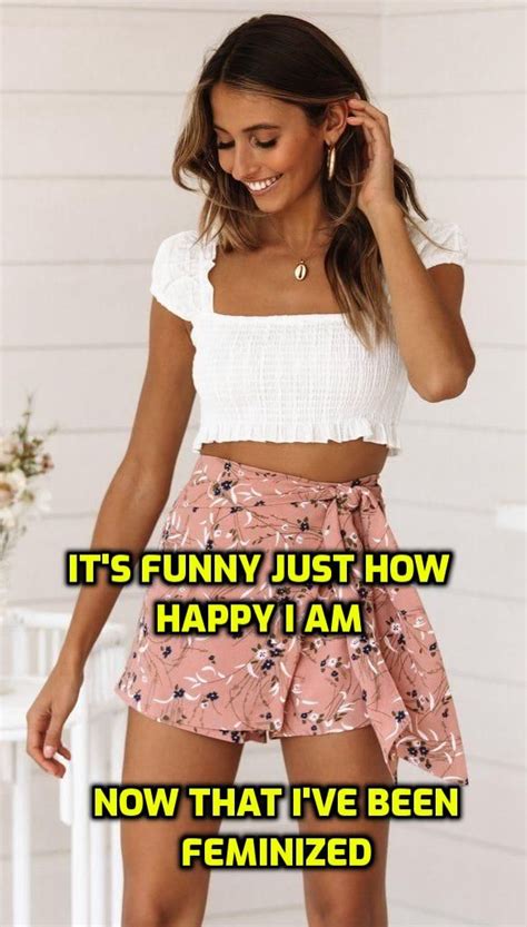 Pin By Michel Herrera On One Day Girly Captions Cute Outfits Captions Feminization