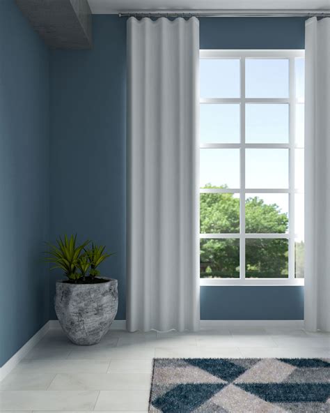 7 Colorful Curtain Color Ideas For Blue Gray Walls Blend Style With