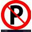 No Parking Sign Royalty Free Vector Image  VectorStock