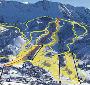 Oberjoch Trail Map Oberjoch Ski Map Oberjoch Snowboard Map