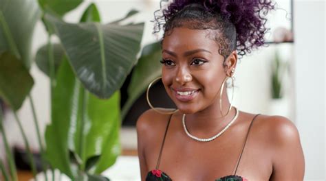 justine skye talks all things back for more on the set of her new music video justine skye