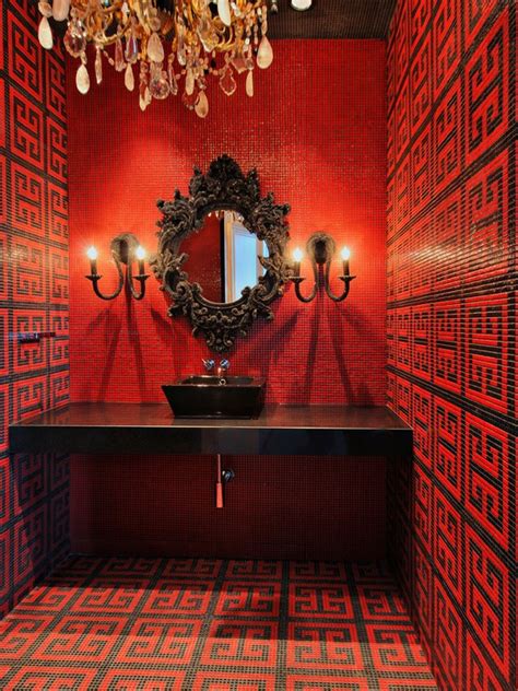 31 Red Bathroom Floor Tiles Ideas And Pictures