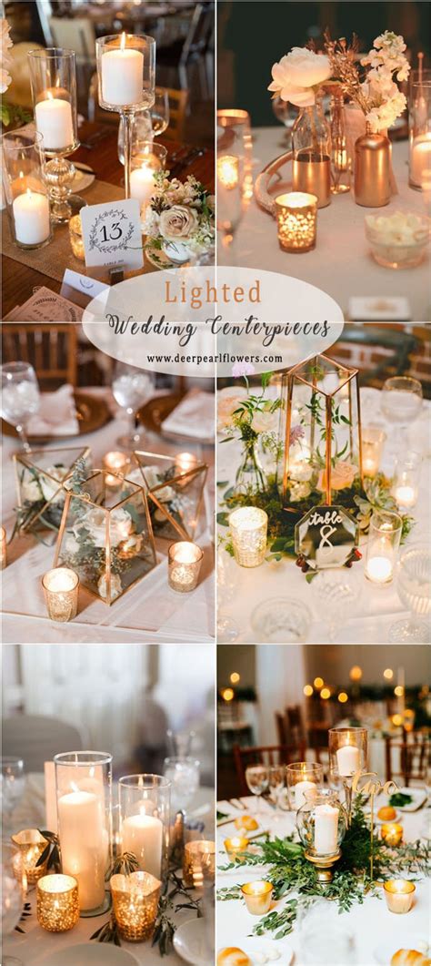 Thinking how to decorate your centerpiece? 36 Romantic Wedding Lights Ideas You'll Love | Deer Pearl ...