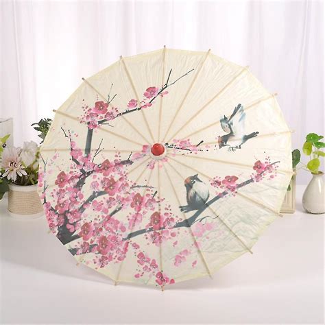 Chinese Silk Cloth Umbrella Classical Style Decorative Umbrella Oil Paper Umbrel Fruugo Uk