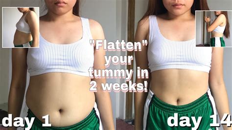 How I Flatten My Tummy In 2 Weeks Youtube