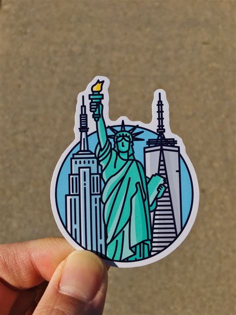New York City Sticker New York Decal New York Laptop Etsy