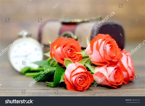Happy Anniversary Card Red Roses Pocket Stock Photo Edit Now 788243752