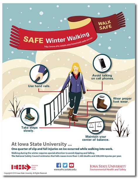 Walk Safe This Winter Environmental Health And Safety Iowa State