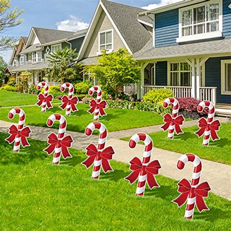 Decorations Best Plastic Candy Canes For Yard Decorations
