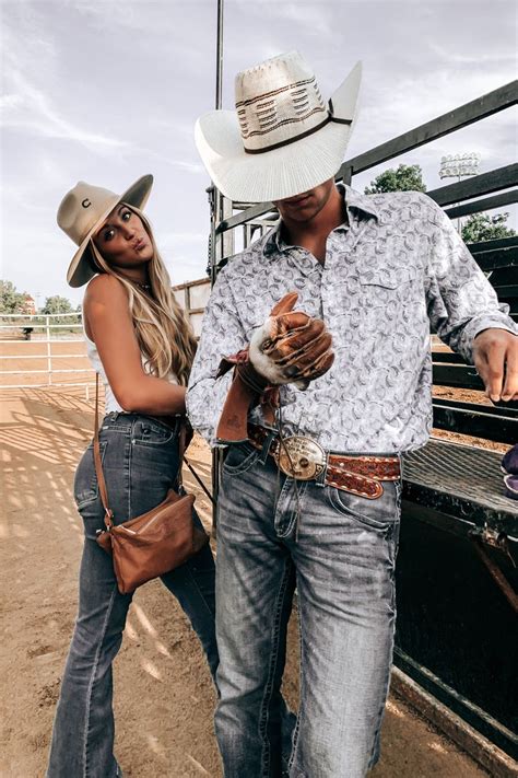 Rodeo Couple Cute Country Couples Country Couples Cute Country Outfits