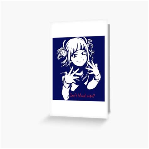 Himiko Toga Fan Art My Hero Academia Greeting Card For Sale By
