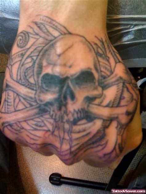 Deep Skull Bone Tattoo