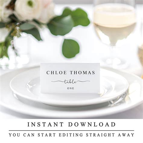 Custom Wedding Reception Place Cards Wedding Place Card Etsy Uk