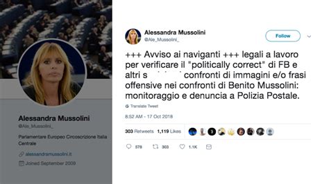 Questo è la pagina ufficiale di alessandra mussolini. Alessandra Mussolini segnalerà alla postale chi offende ...