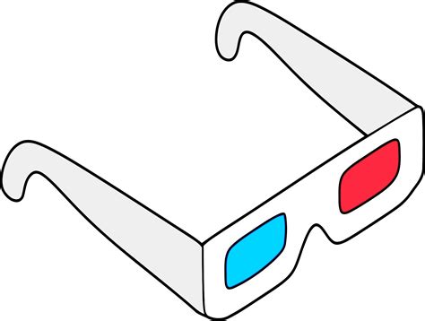 3d glasses clip art image clipsafari