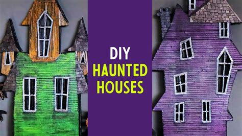 Diy Haunted House From Cardboard Spooky Halloween Decor On A Budget