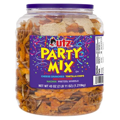 Product Of Utz Party Mix Barrel 44 Oz