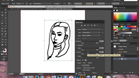 How To Turn A Hand Drawn Image Into An Adobe Illustrator Artwork Youtube