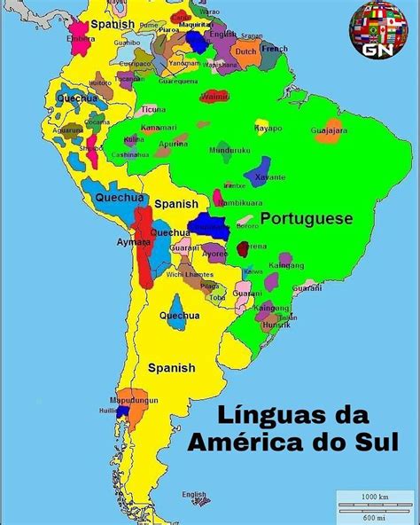 Professor Wladimir Geografia Línguas Da América Do Sul