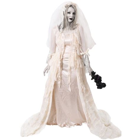 Ladies Victorian Ghost Bride Halloween Wedding Dresses Halloween Fancy Dress Victorian Fancy