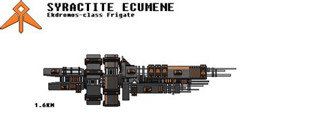 Syractite Ecumene Ekdromos Class Frigate By Snowy Aegis On Deviantart