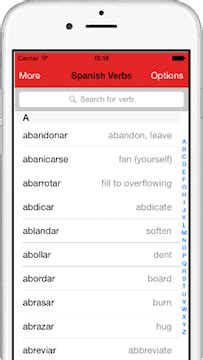 Spanish Verb Conjugator For IOS And Android