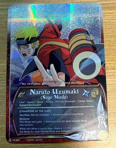 Naruto Ccg Tcg Naruto Uzumaki And Sakura Haruno Super Rare Platoon Card