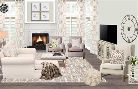 Transitional Living Room By Havenly Interior Design Transitional