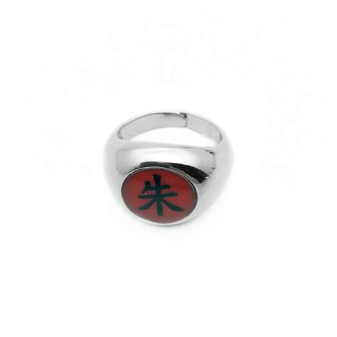 Cool Naruto Akatsuki Uchiha Itachi Zhunanbai Ring Metal Cosplay Ring