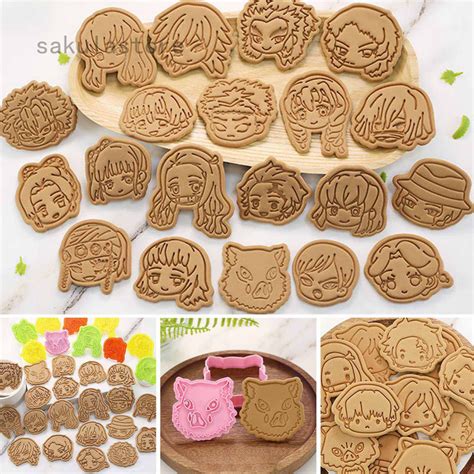 3d Mold Demon Slayer Cookie Mold Press Stamp Biscuit Cookie Plunger Cutter Mold Shopee Malaysia