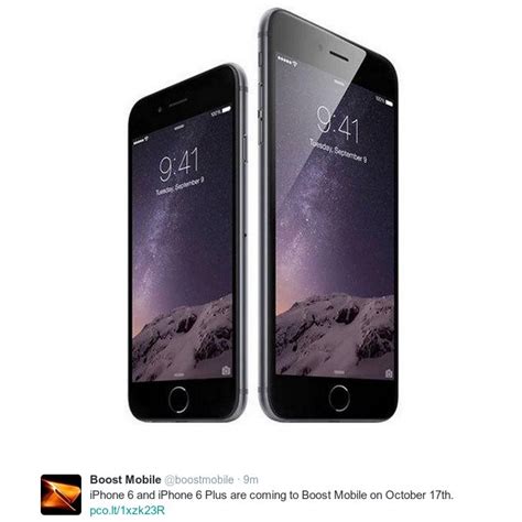 Boost Mobile Getting The Iphone 6 And 6 Plus Oct 17 Prepaid Phone News