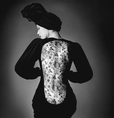 Marina Schiano In Yves Saint Laurent Evening Dress Photographed By Jeanloup Sieff