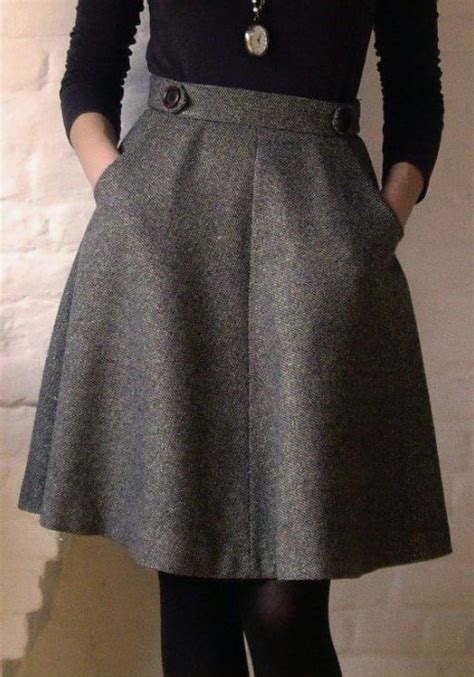 4 Panel Skirt With Pockets The Shapes Of Fabric