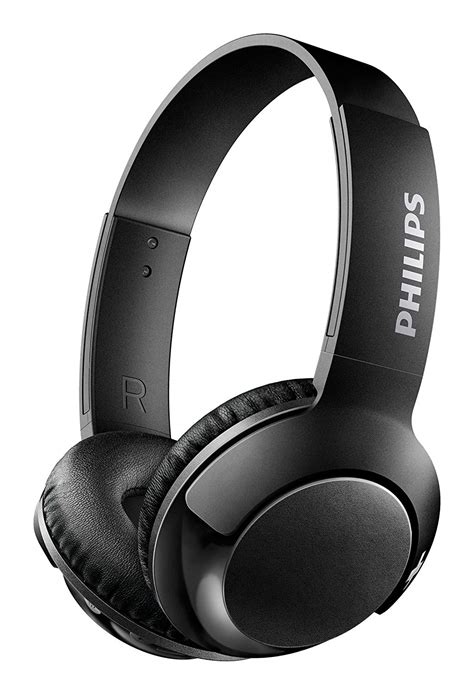 Philips Bass On Ear Wireless Bluetooth Headphones With Mic Black