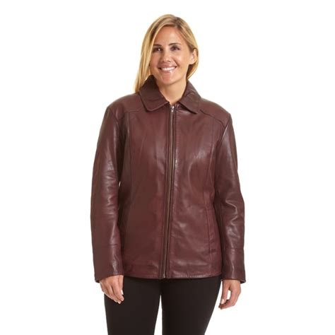 Shop Excelled Womens Ruched Faux Leather Coat Free Shipping Today